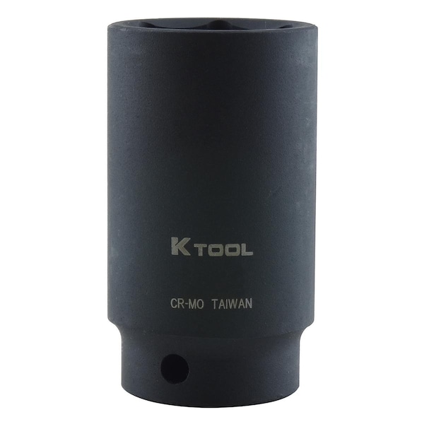 1/2" Drive Impact Socket black oxide, Deep 6 Pnt 1/2"Dr, 1-5/16